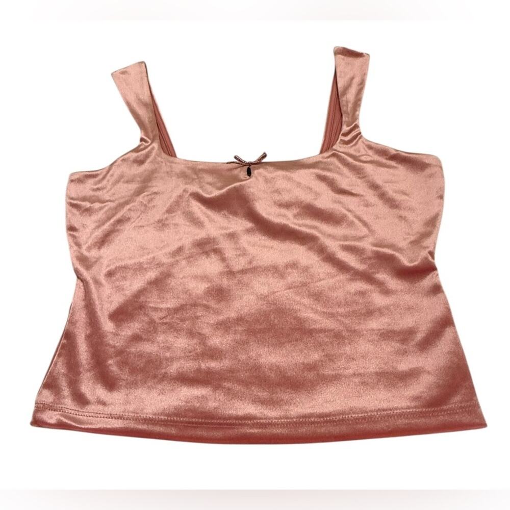 Wild Fable Shiny Pink Camisole Top Size XS Polyester Spandex NWT - Picture 6 of 13